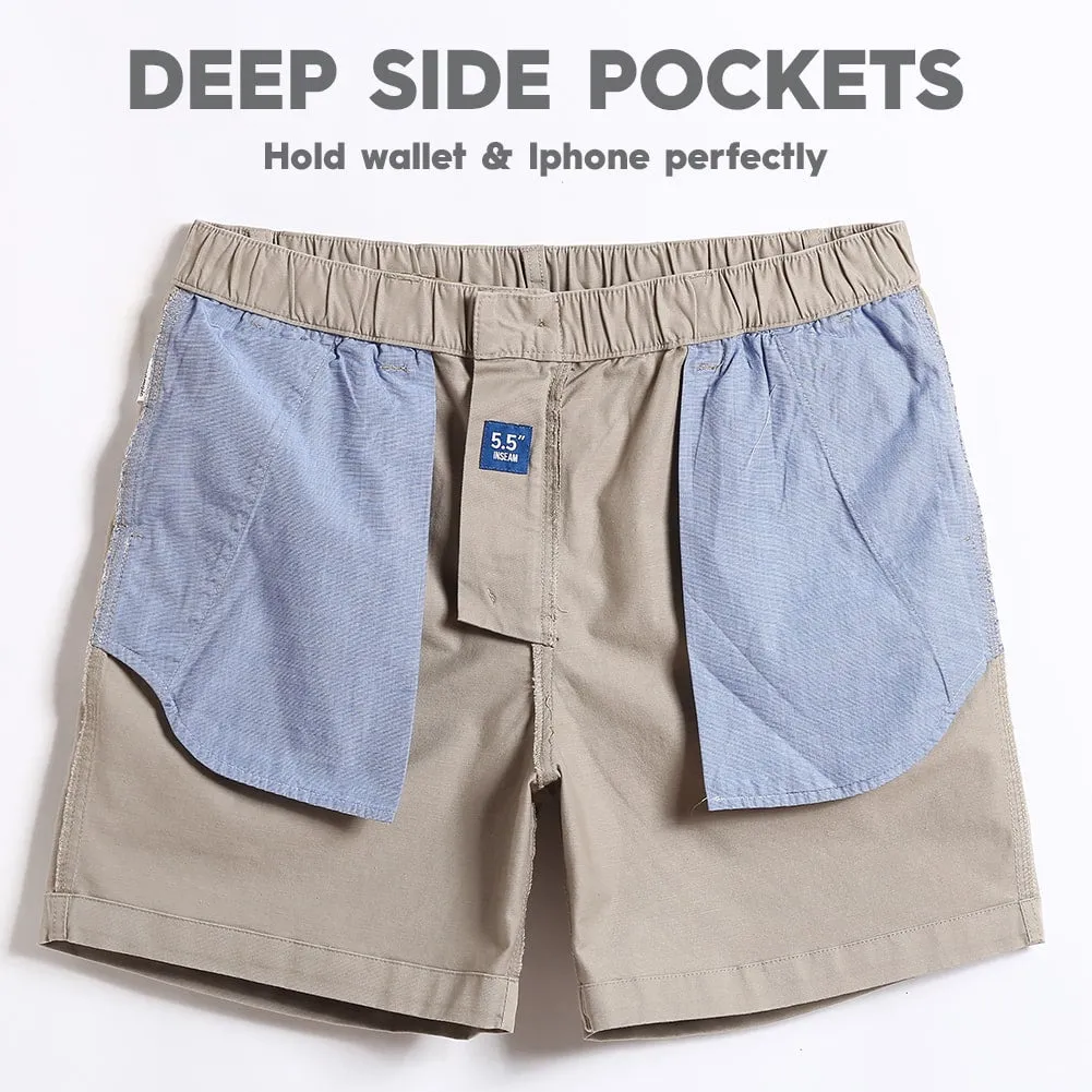 5.5 Inch Cotton Casual Wear Shorts