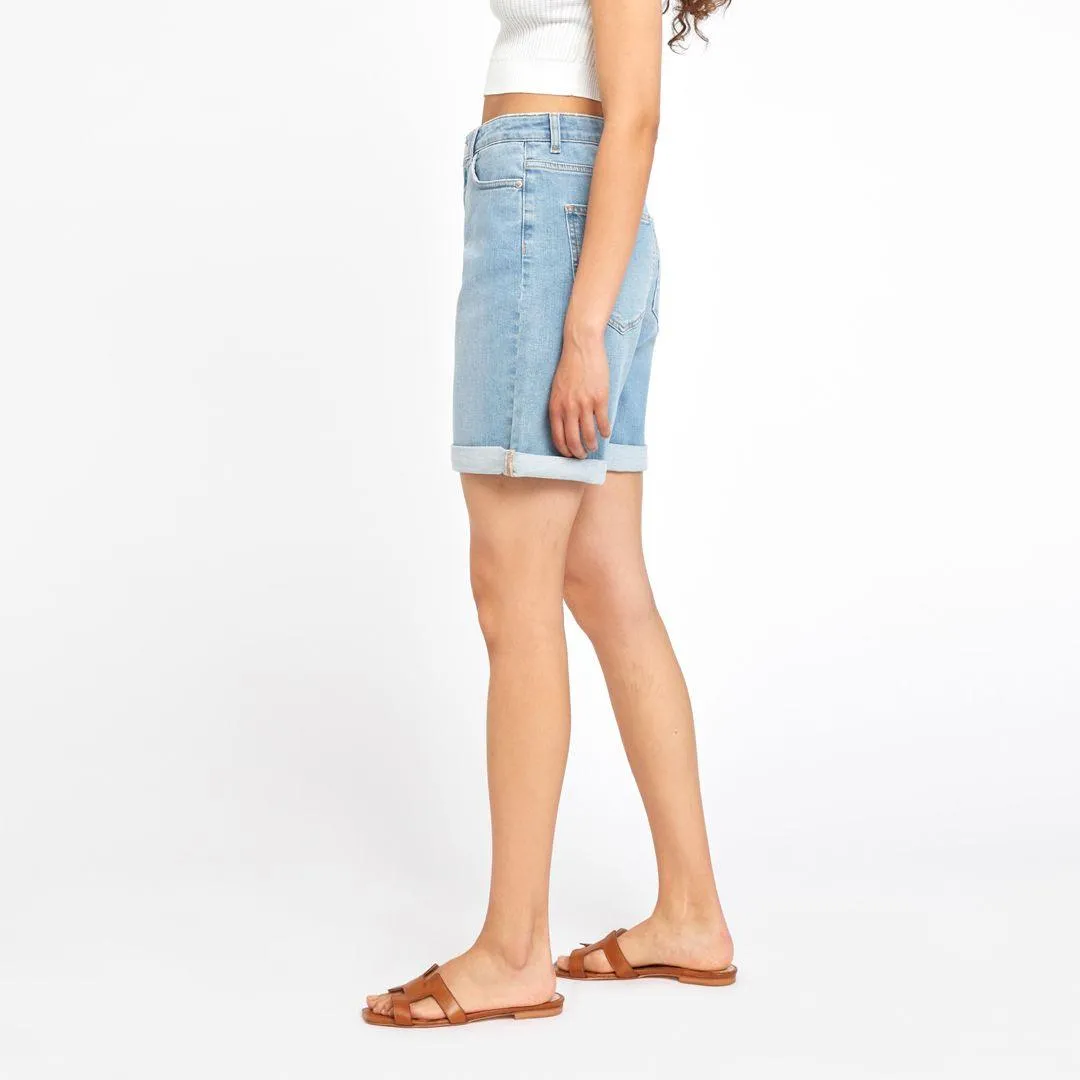 Abby Midi Shorts Chalk Blue