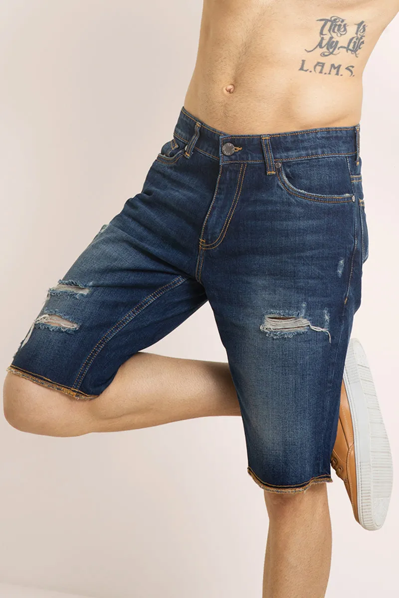 Advent Artic Blue Denim Shorts