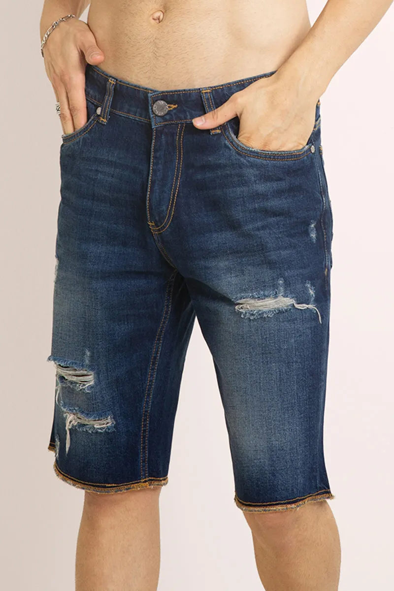 Advent Artic Blue Denim Shorts