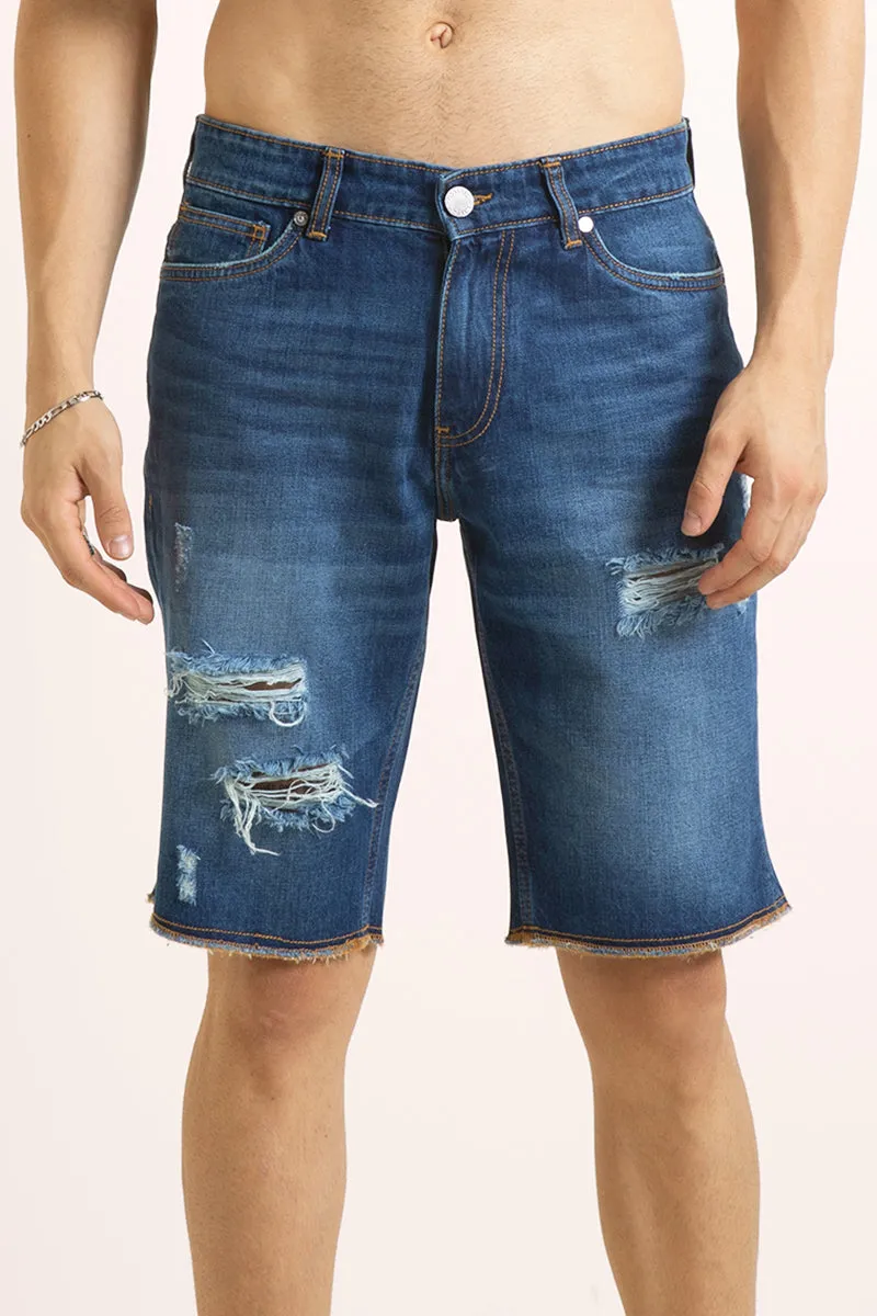 Advent Blue Denim Shorts