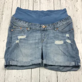 &DENIM maternity mid rise distressed shorts - Ladies M/8