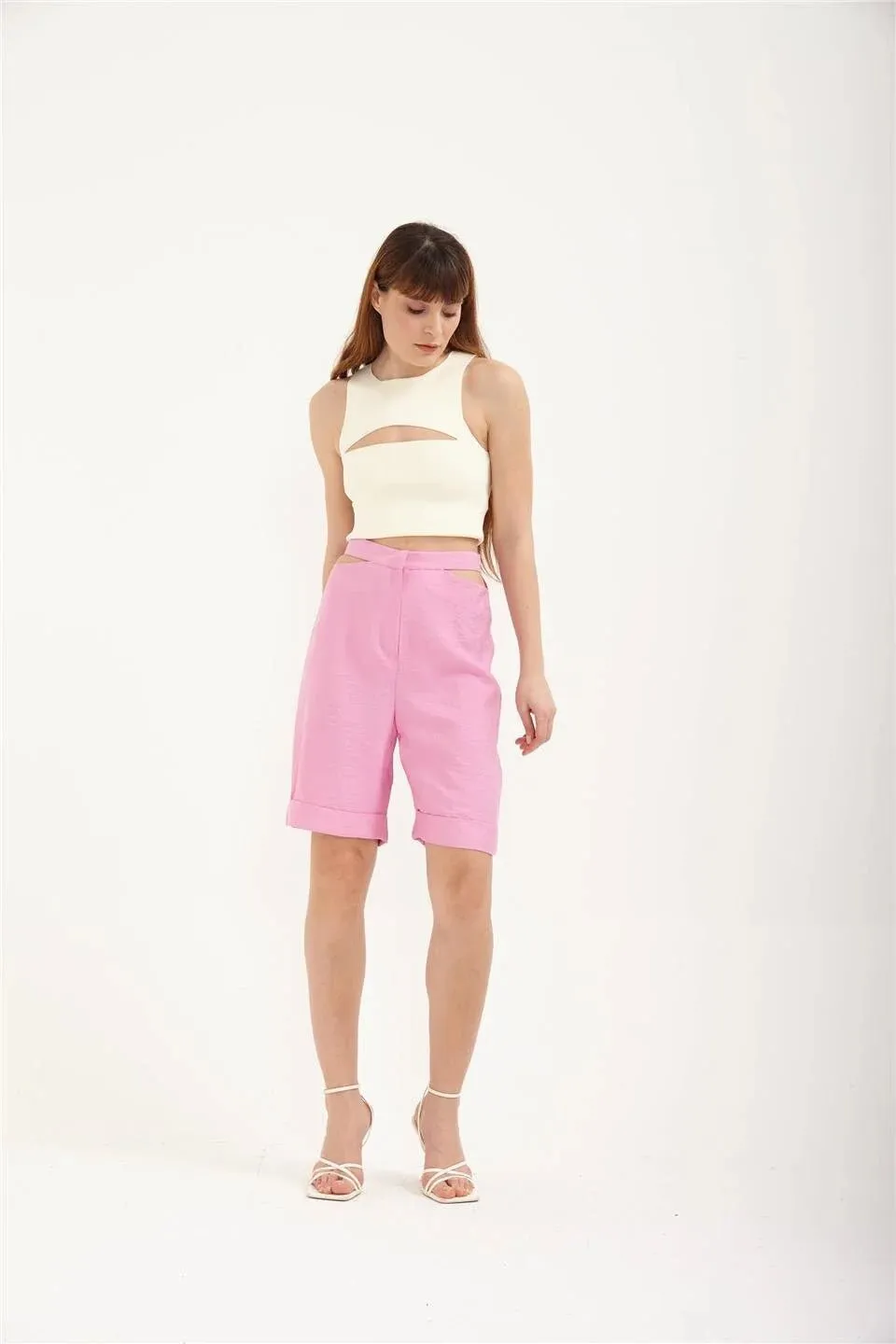 Aroura Shorts - Pastel Pink