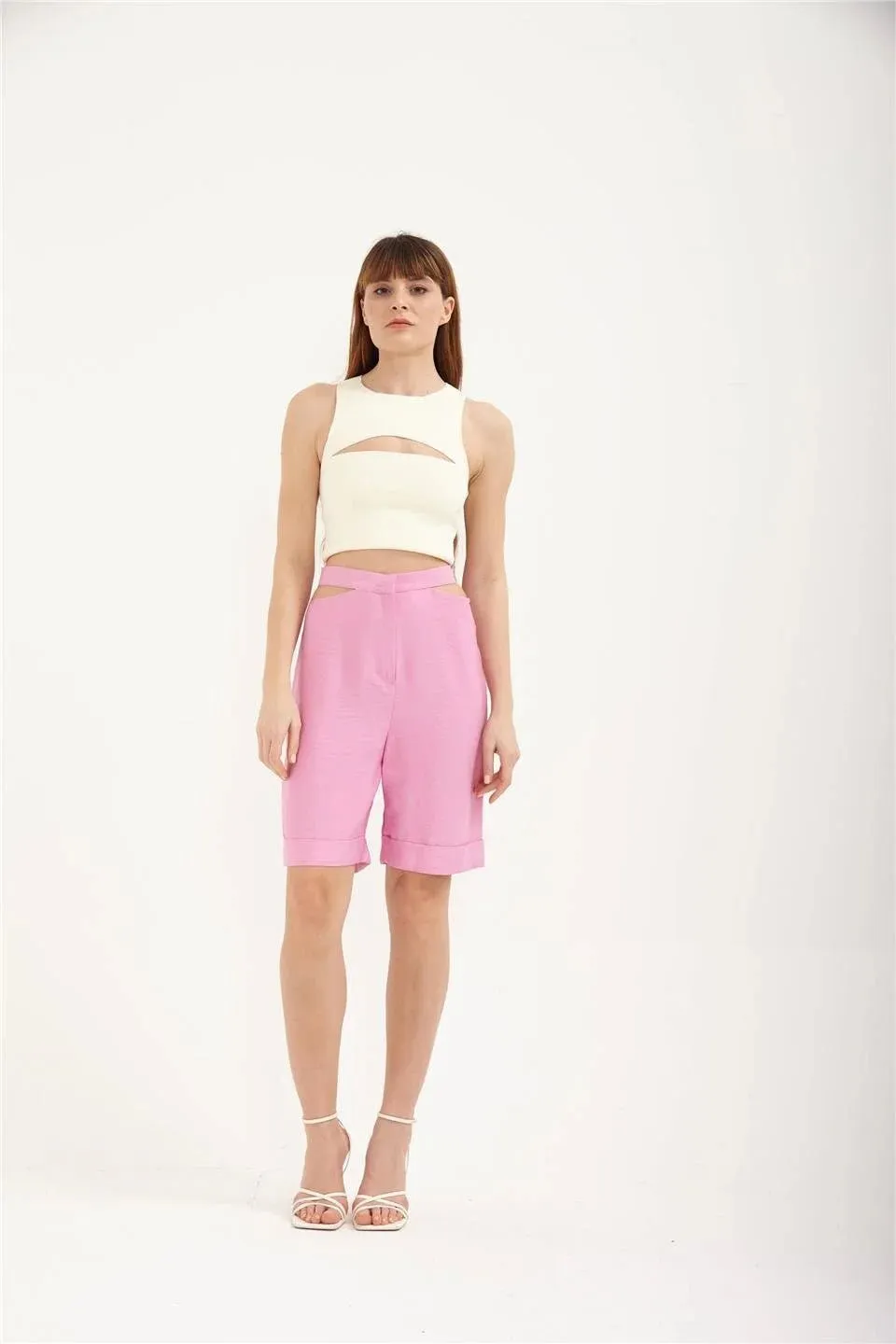 Aroura Shorts - Pastel Pink