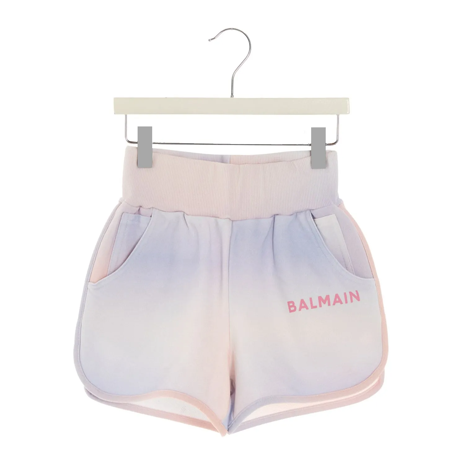 BALMAIN KIDS Logo Print Shorts