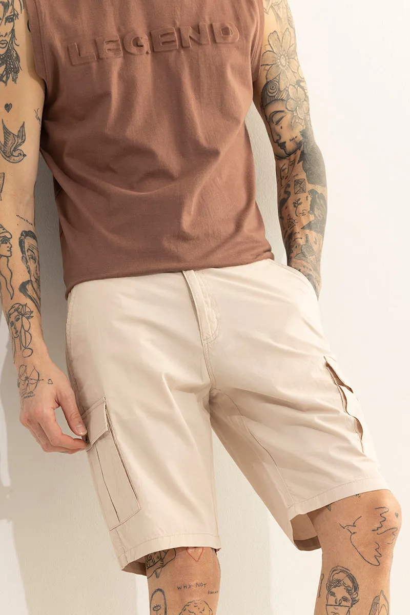 Basic Breeze Cream Shorts