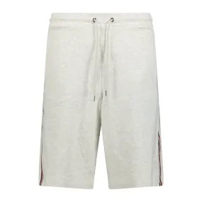 Bermuda Striped Logo Shorts Grey