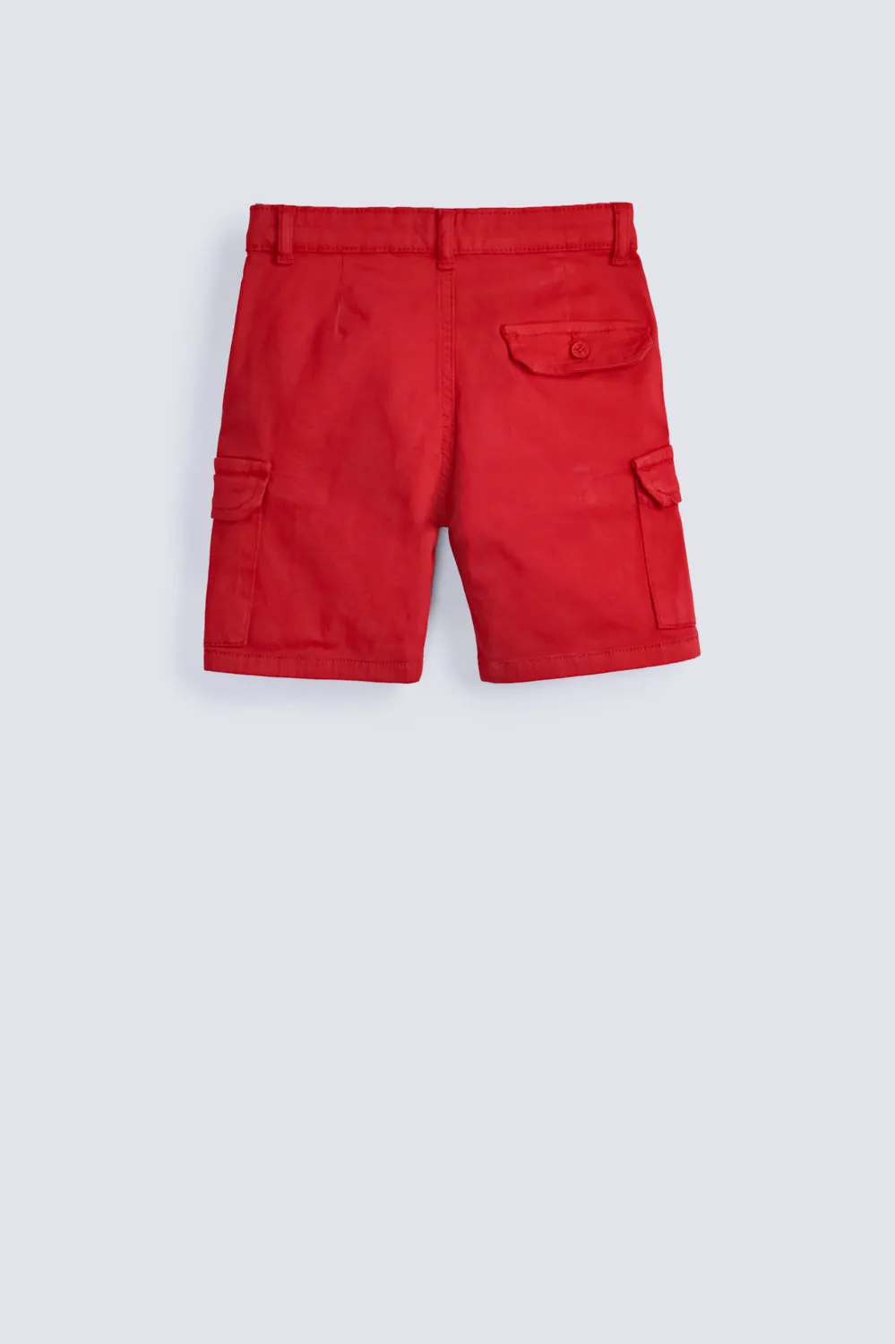 BOYS CARGO POCKET TWILL SHORTS