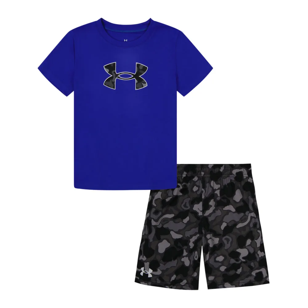 Boys' Under Armour Toddler Printed Short Set