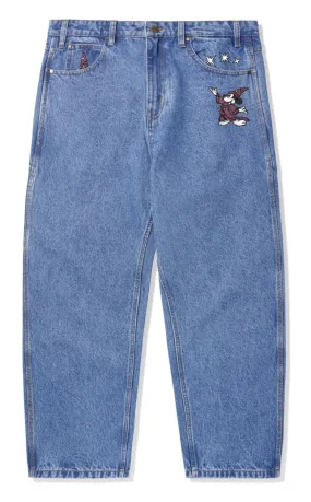 Butter Goods x Disney Sorcerer Baggy Denim Jeans / Washed Indigo