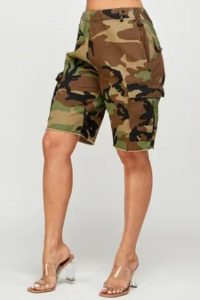 Camo Cargo Shorts