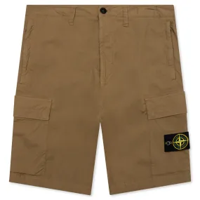 Cargo Bermuda Shorts - Dark Beige