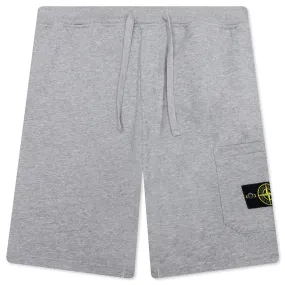 Cargo Bermuda Shorts - Melange Grey