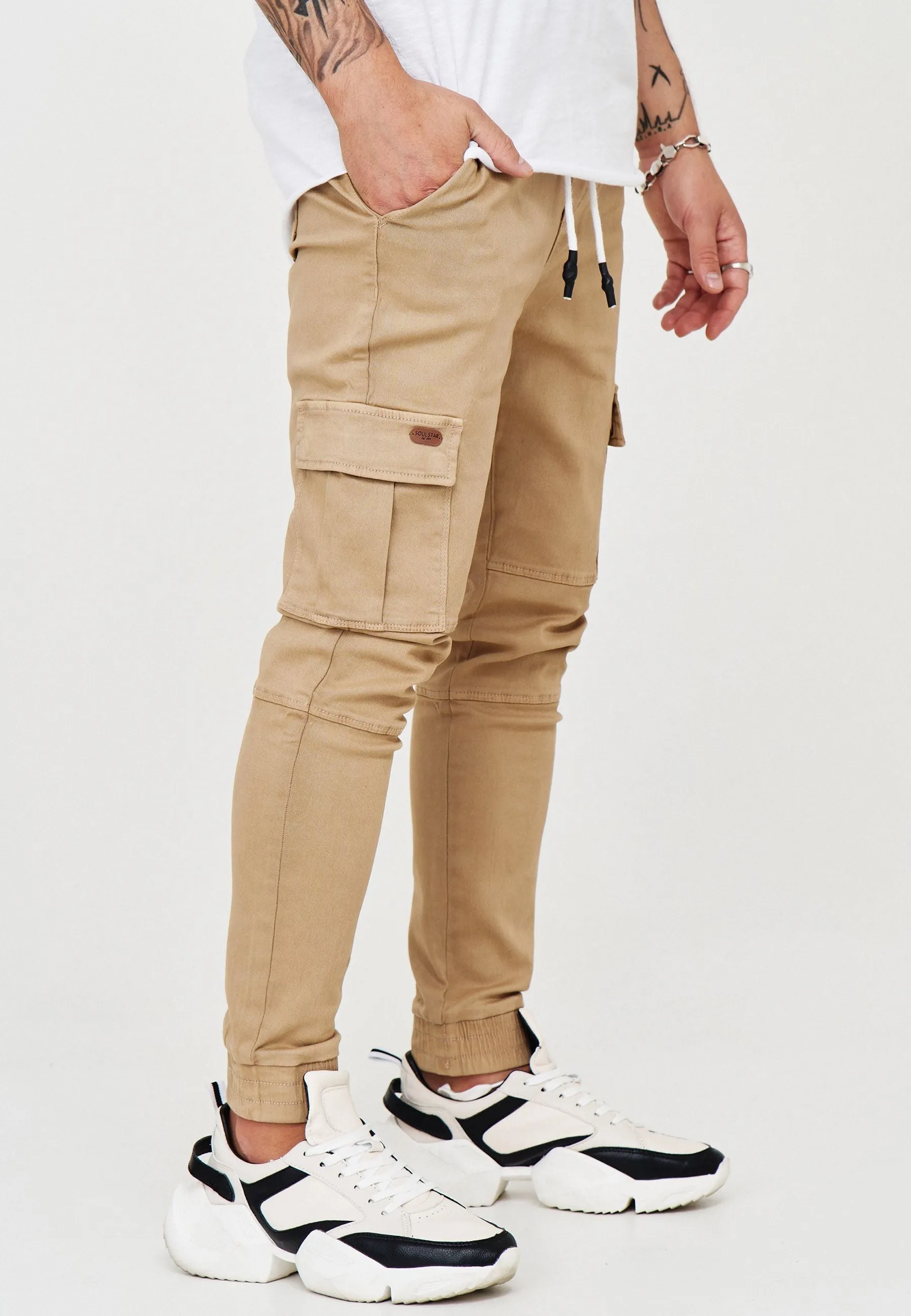 Cargo Jogger Chino Beige 3839