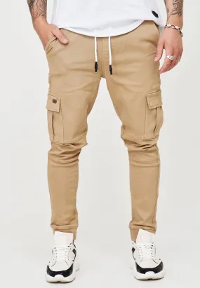 Cargo Jogger Chino Beige 3839