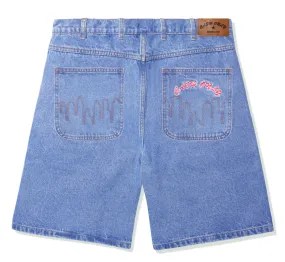 Cash Only Logo Denim Jorts / Washed Indigo