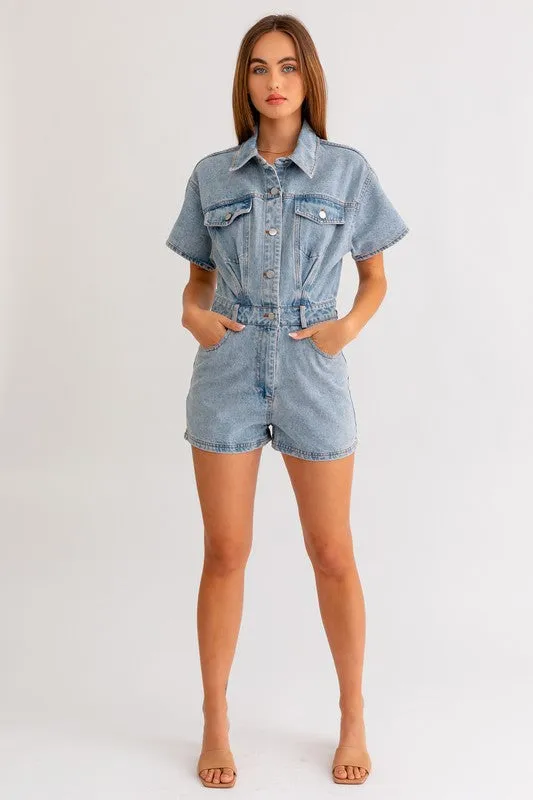 Chloe Denim Romper