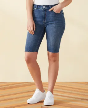 Classic Fit Denim Bermuda Short