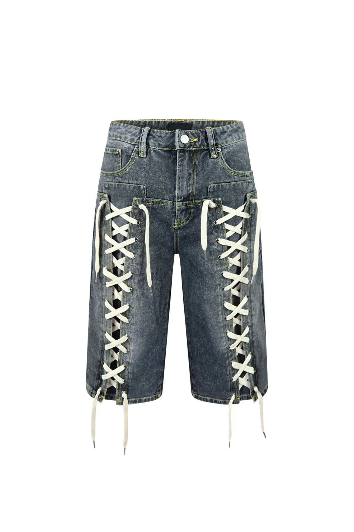 Dare To Lie Denim Baggy Shorts