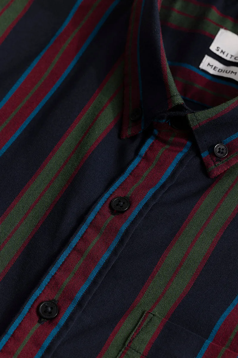 Dazzle Stripe Navy Shirt