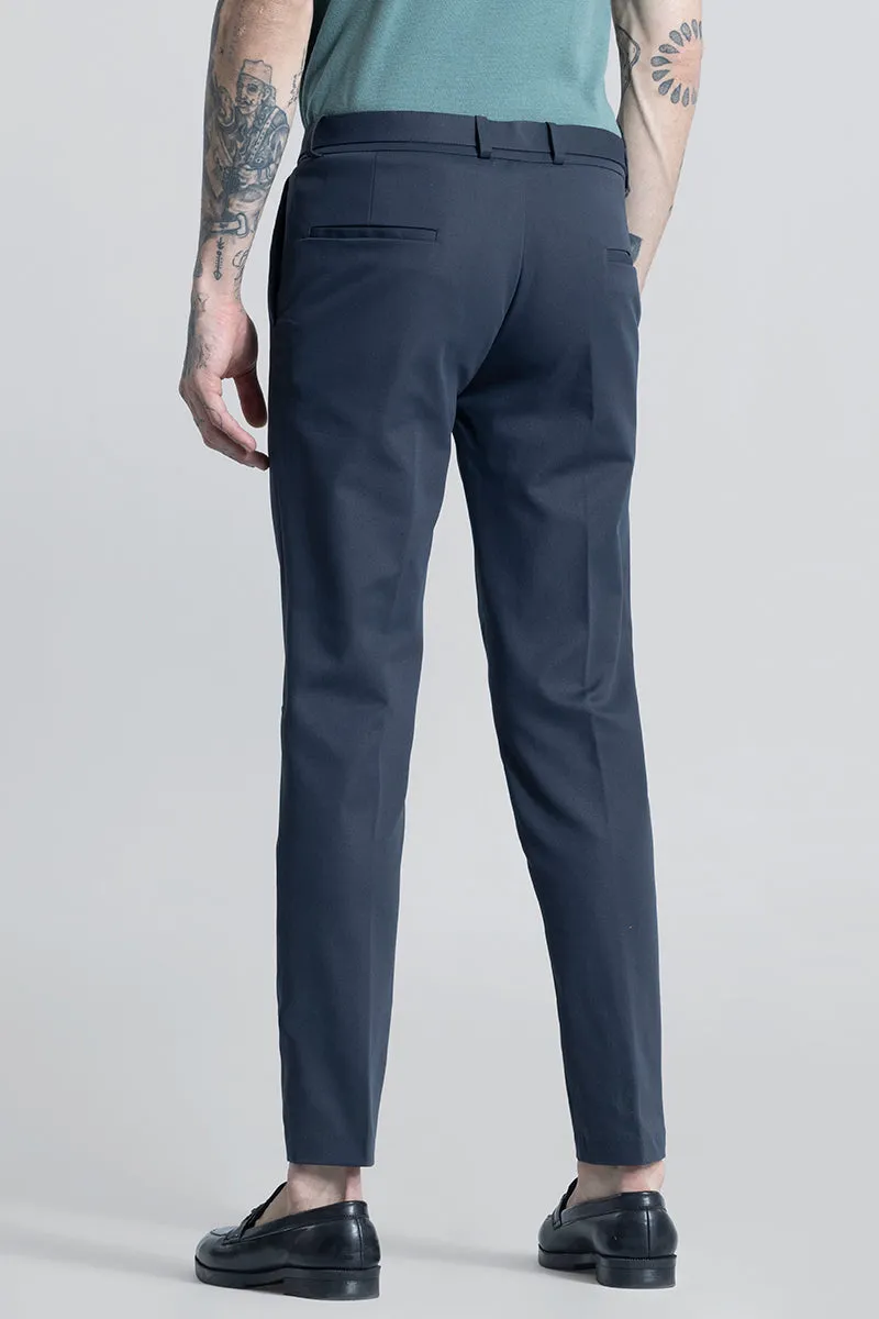 Flex Fit Prussian Blue Formal Trouser