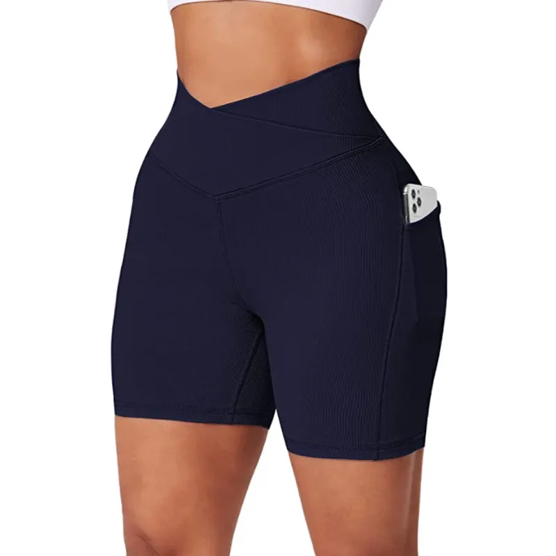 Genesis Scrunch V Cross Workout Shorts