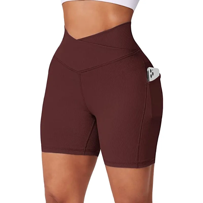 Genesis Scrunch V Cross Workout Shorts