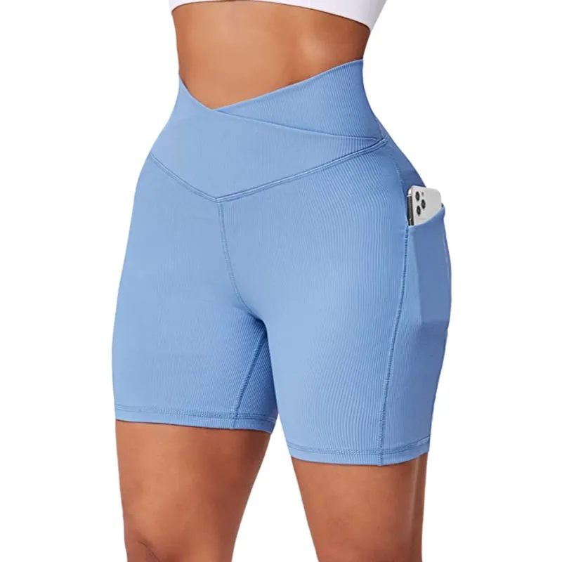 Genesis Scrunch V Cross Workout Shorts