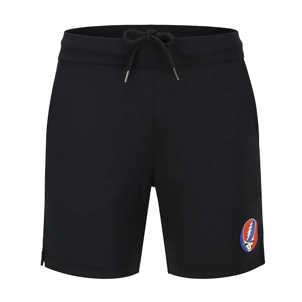 Grateful Dead | Premium Athletic Short | Black With Stealie