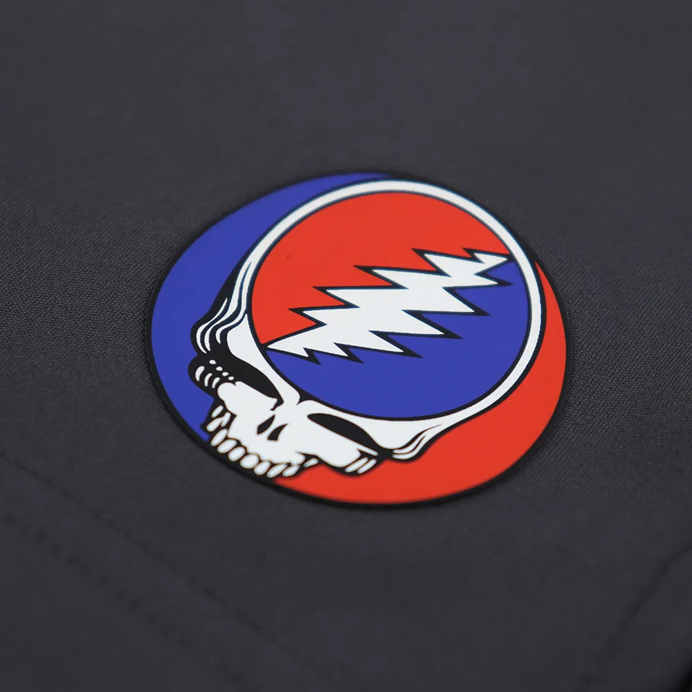 Grateful Dead | Premium Athletic Short | Dark Grey With Stealie