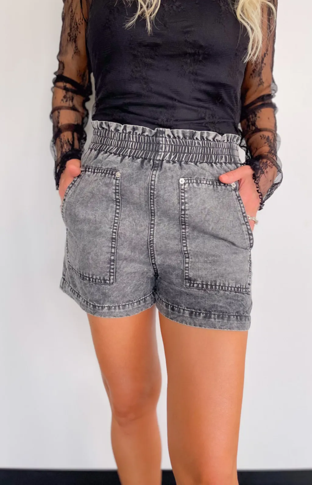 Harly Paperbag Slip-On Shorts