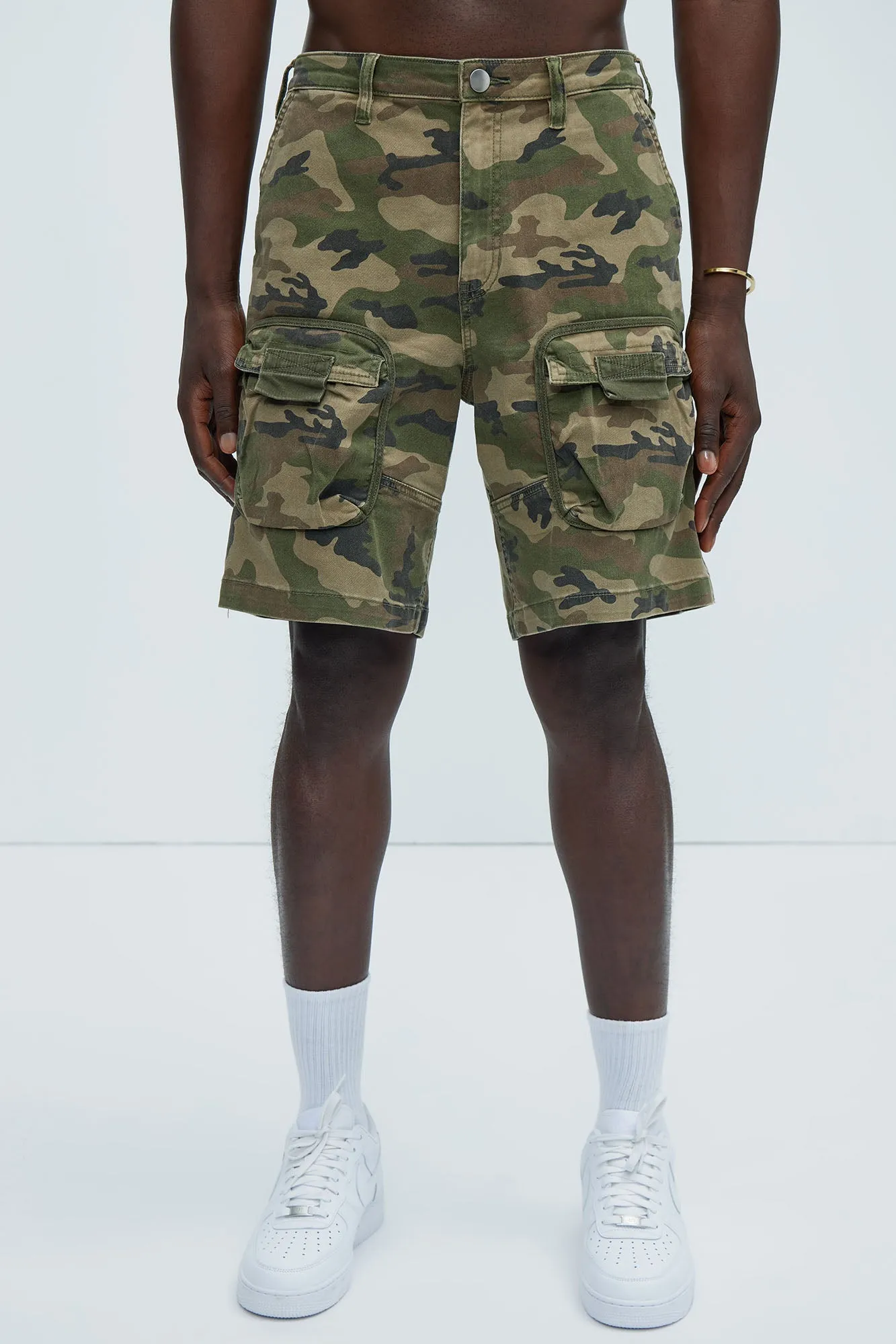 Hawk Cargo Relaxed Shorts - Camouflage