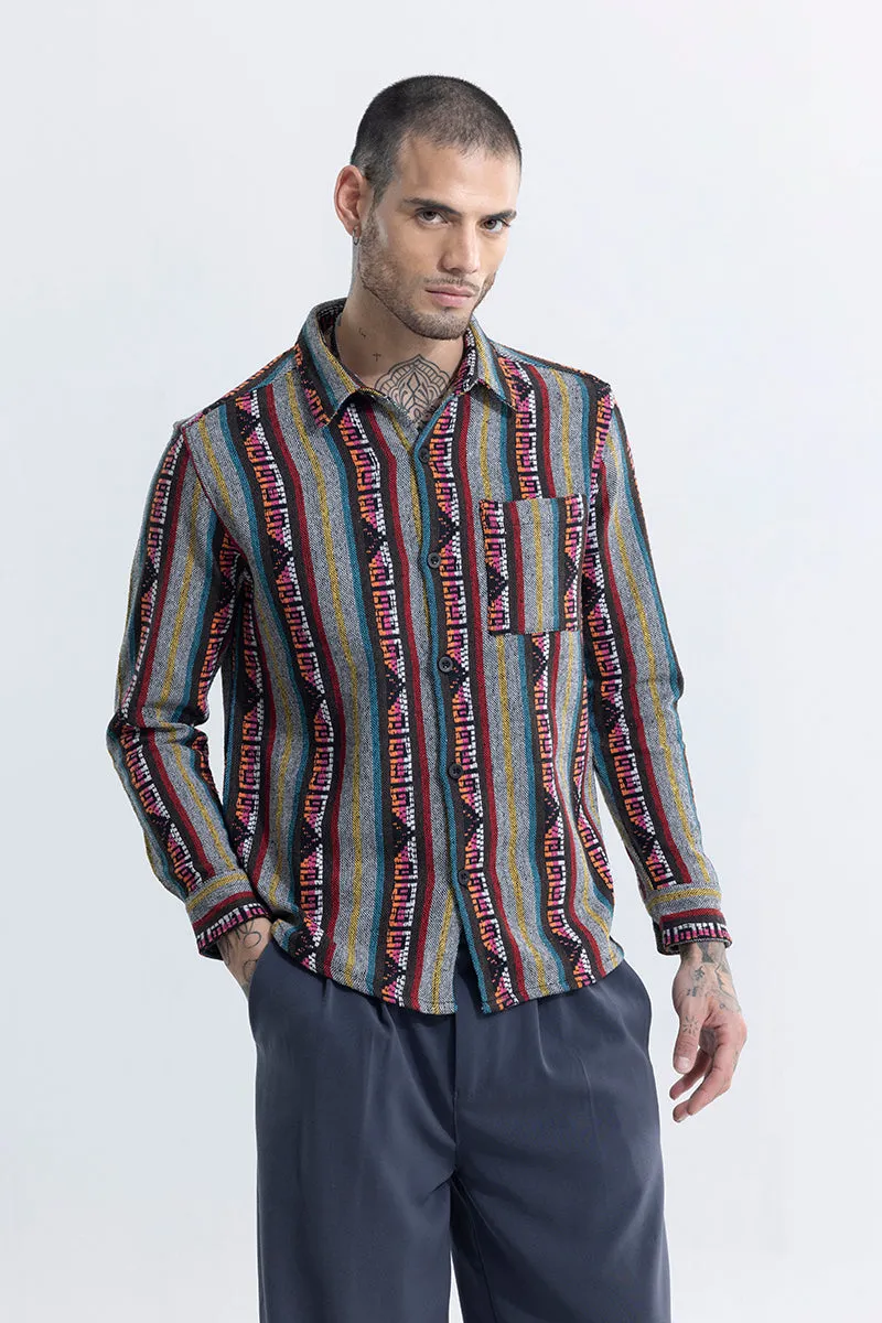 Hessian Lined Grey Shirt