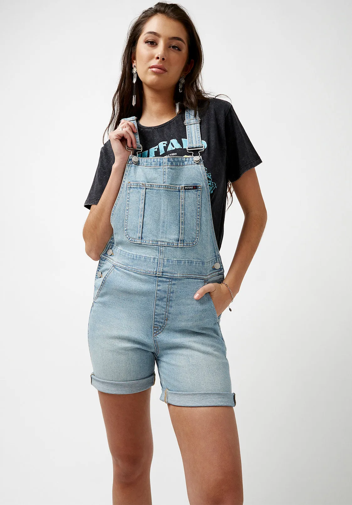 Holly Vintage Overalls Shorts - BL15881