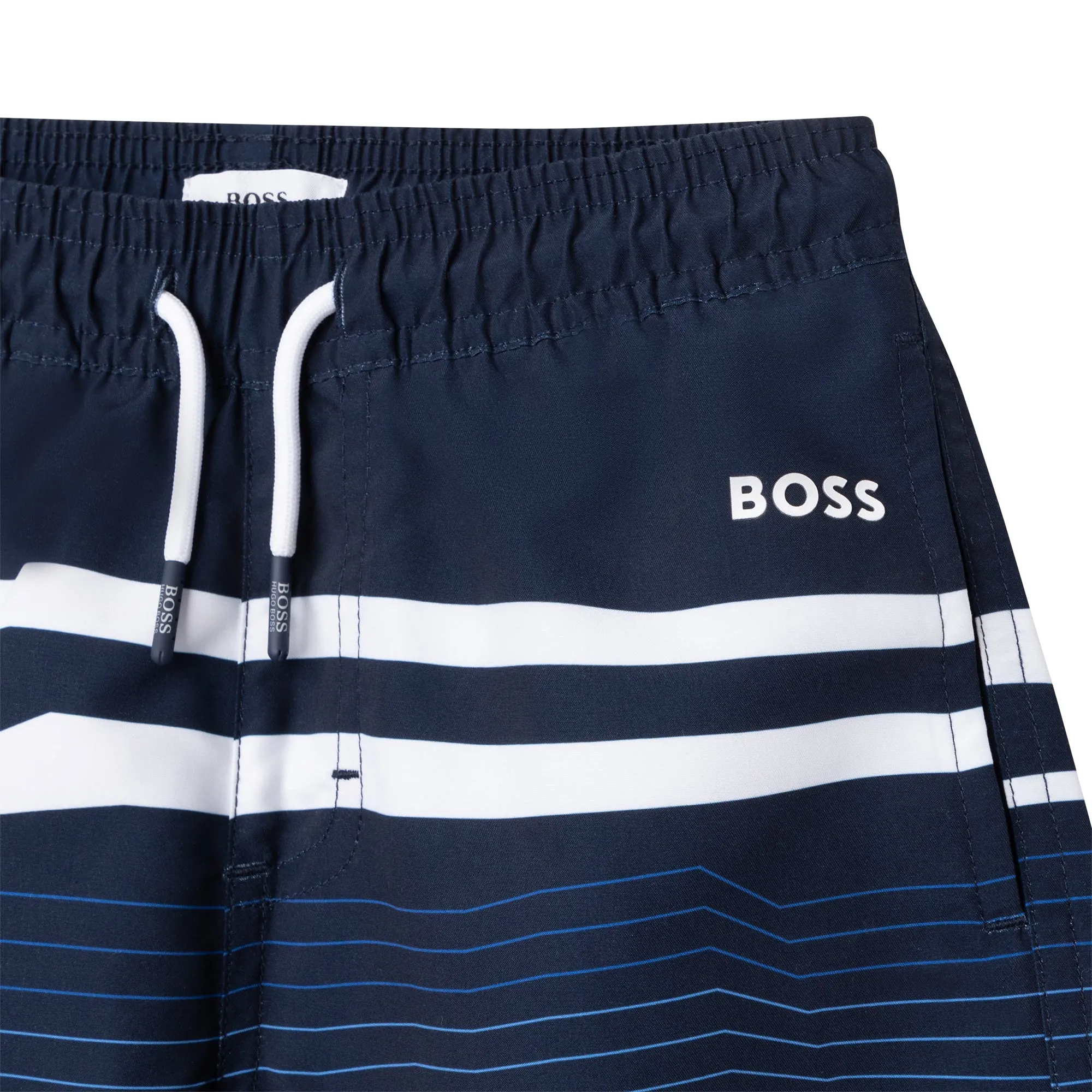 Hugo Boss Boys Bermuda Swim Shorts_ Navy J24771-849