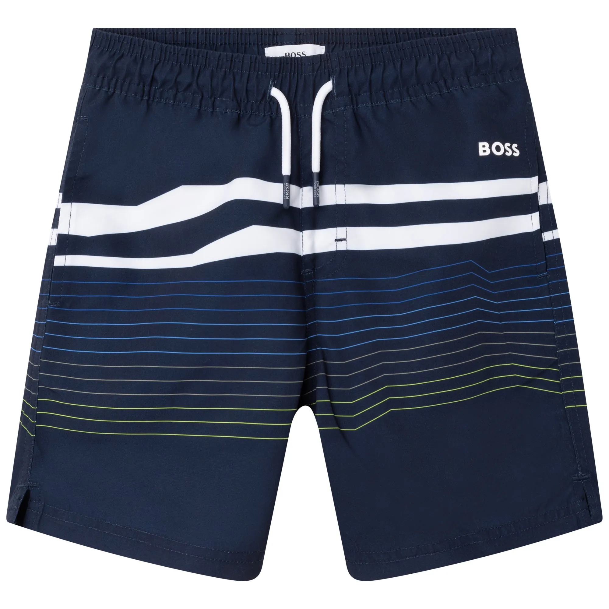 Hugo Boss Boys Bermuda Swim Shorts_ Navy J24771-849