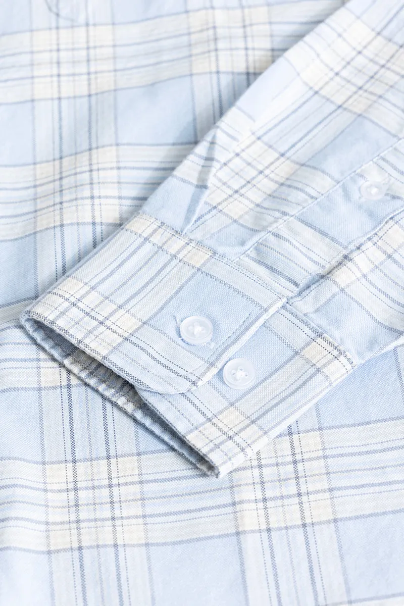 Interlock Plaid Blue Check Shirt