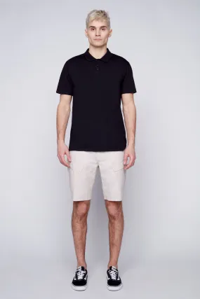 KRAVITZ - Mens 5-Pockets Pull-On Cargo Poplin Shorts - Sand