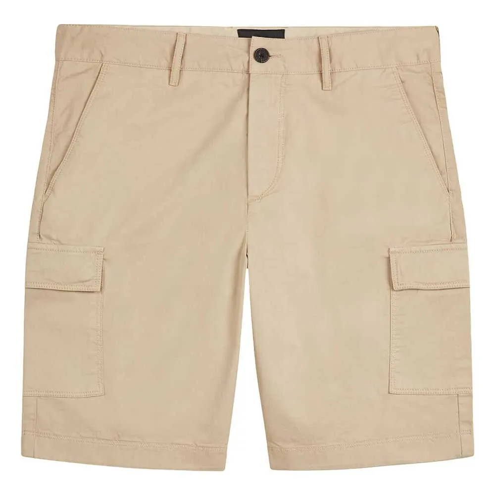 Lyle And Scott Cotton Cargo Shorts - Stone