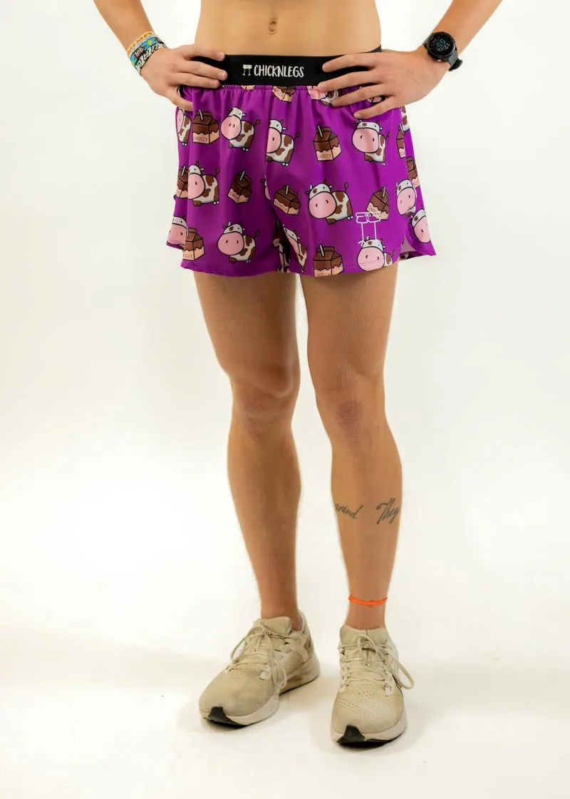 Men's Choccy Cows 4" Half Split Shorts