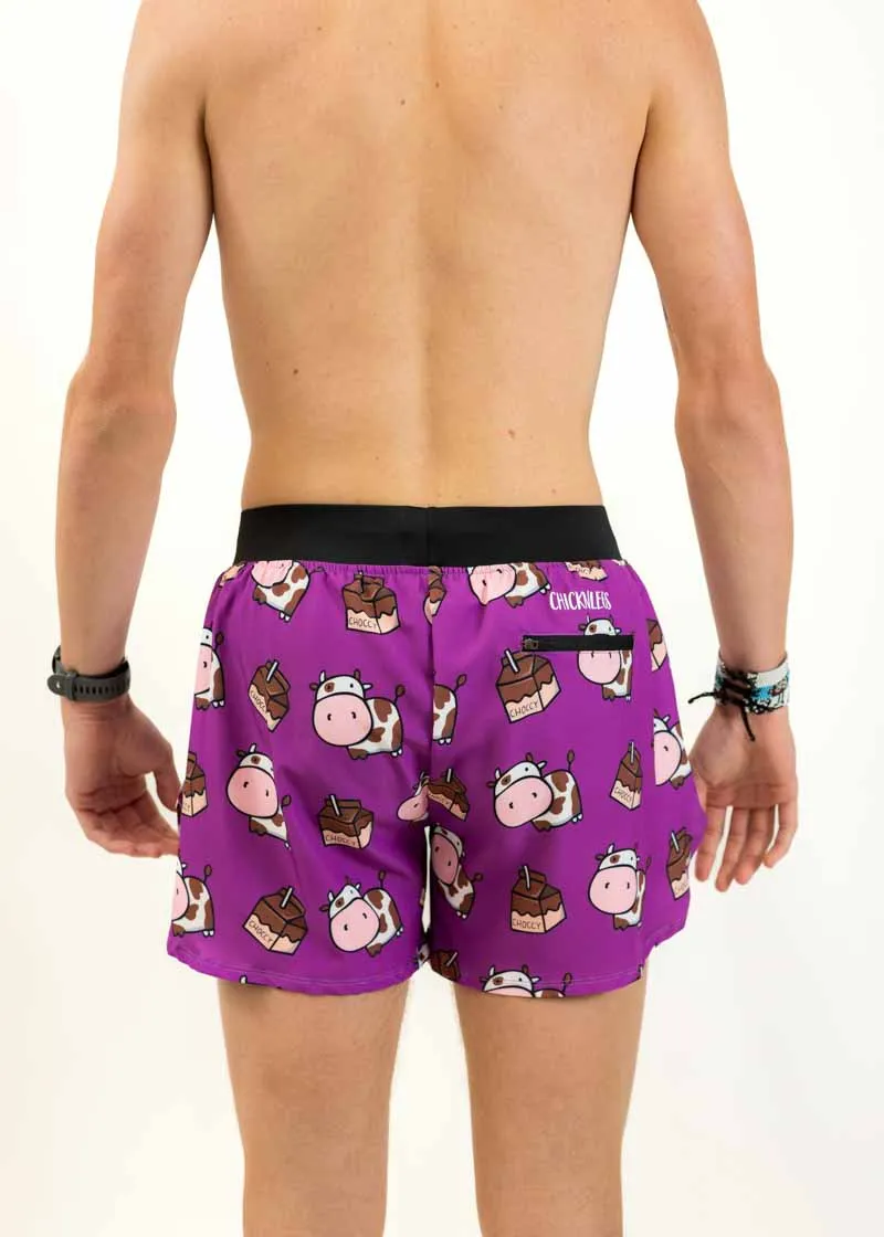 Men's Choccy Cows 4" Half Split Shorts