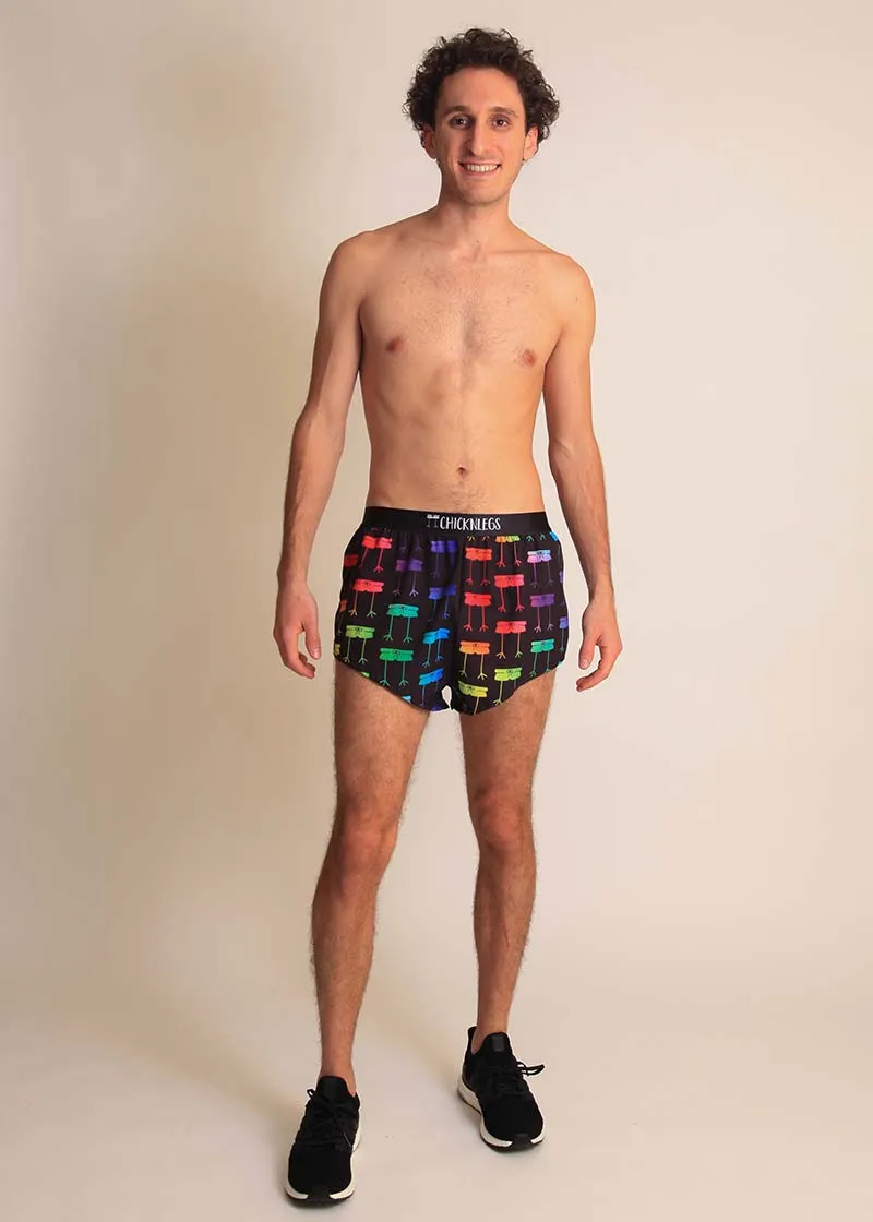 Men's Rainbow Mile 2" Split Shorts