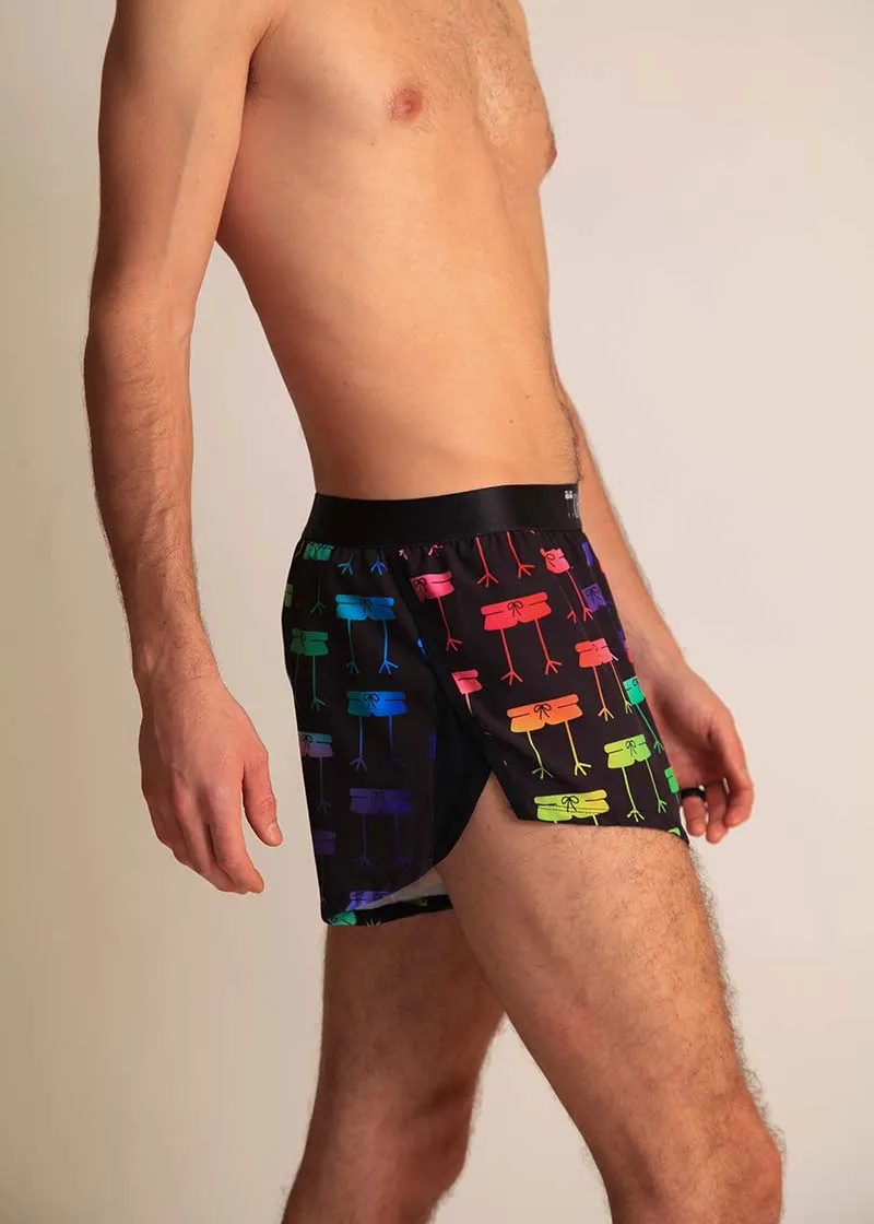 Men's Rainbow Mile 2" Split Shorts