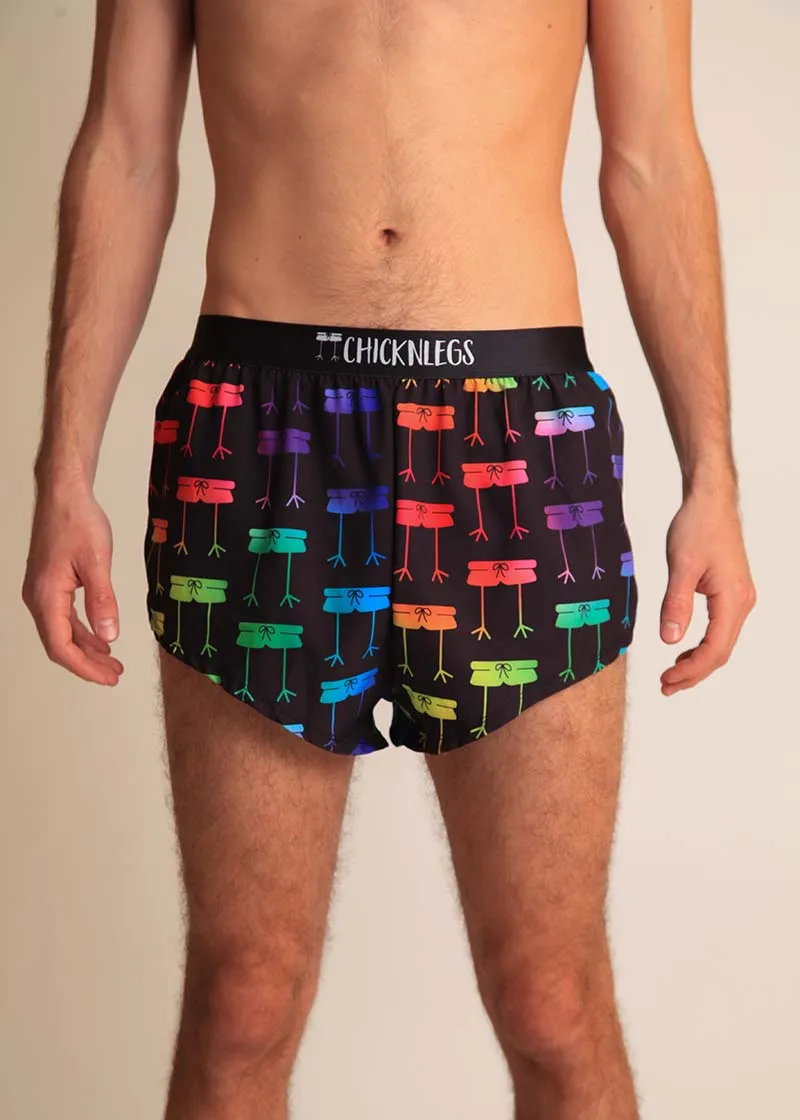 Men's Rainbow Mile 2" Split Shorts