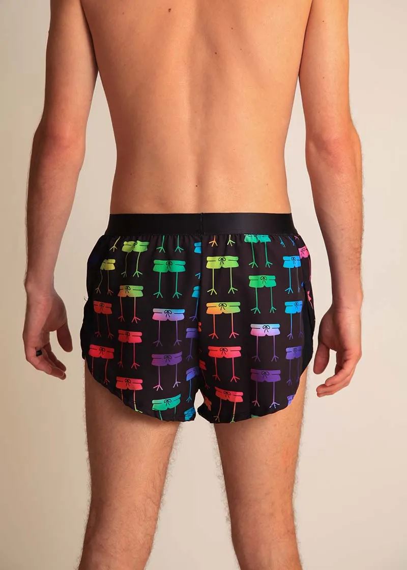 Men's Rainbow Mile 2" Split Shorts