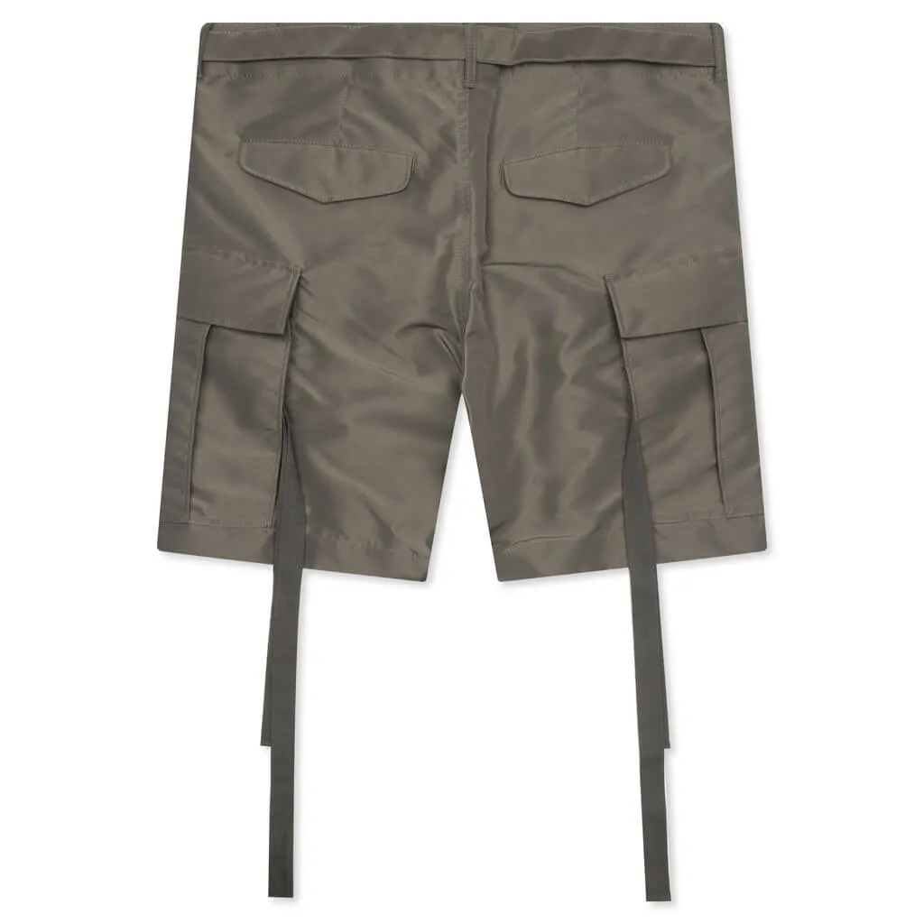 Nylon Twill Shorts - Taupe