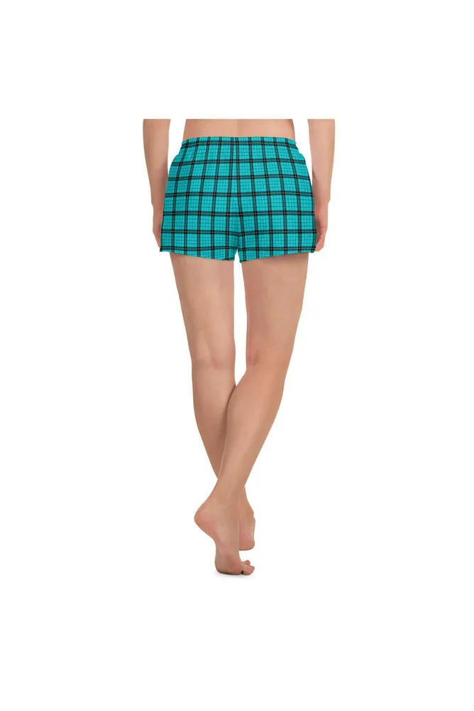 Plaid Women's Athletic Short Shorts