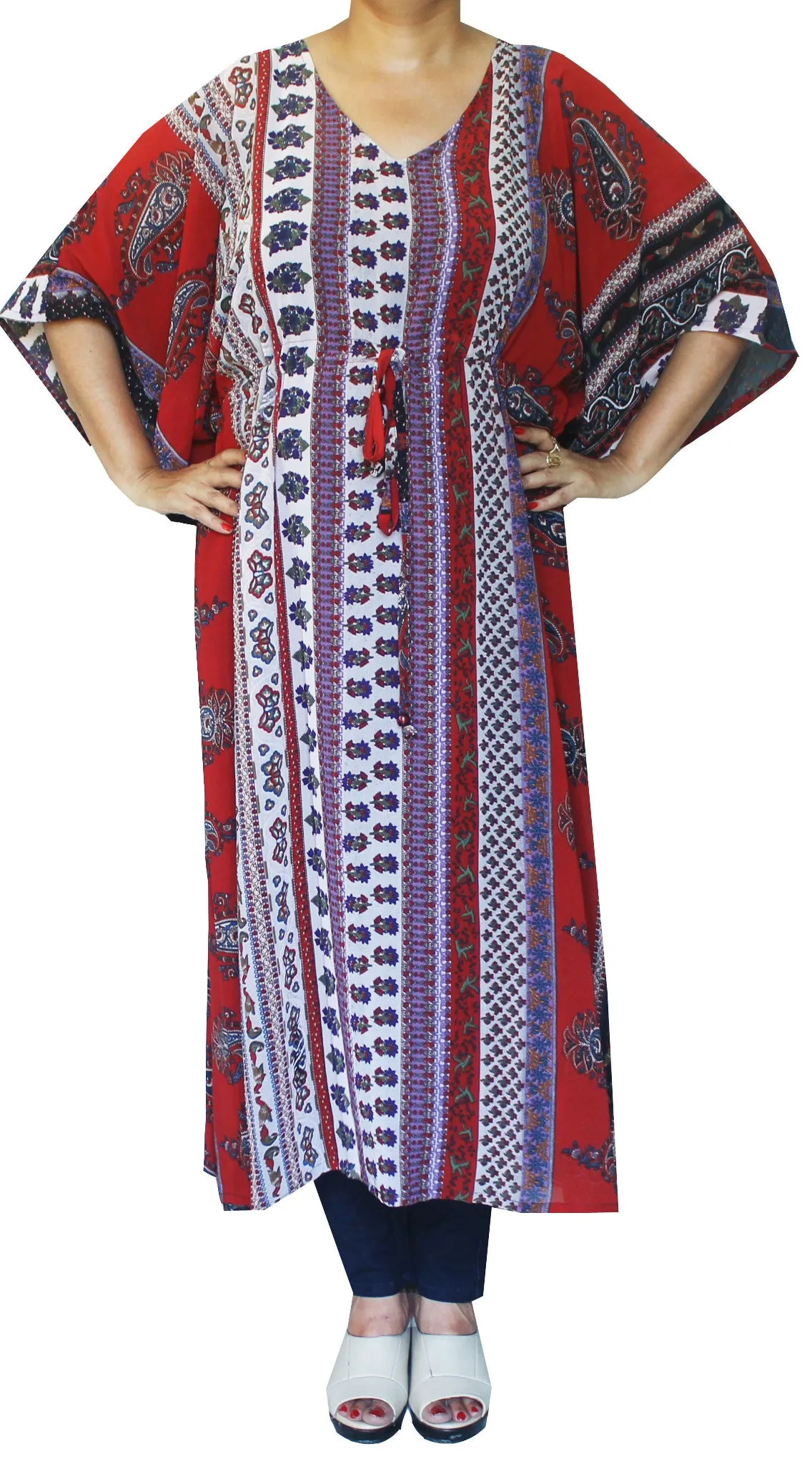 Printed  Caftan Evening Maxi Womens Loungewear Kaftan