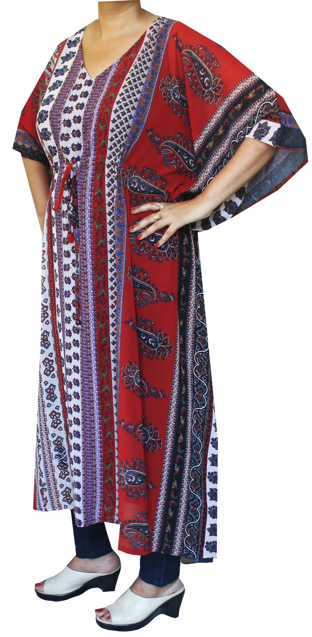 Printed  Caftan Evening Maxi Womens Loungewear Kaftan