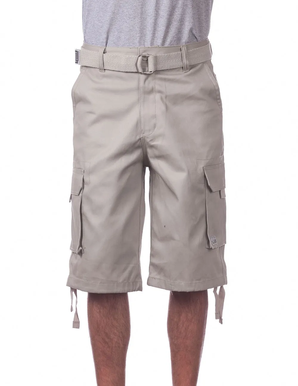 Proclub Twill Cargo Shorts with Belt